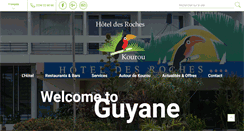 Desktop Screenshot of hoteldesroches.com